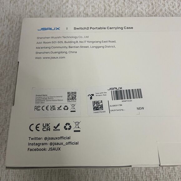 JSAUX Carrying Case for Nintendo Switch 2 Hard Shell NIB - Picture 4 of 11